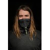 Carhartt Force Heavyweight Neck Gaiter, Woodgrain Print-Black/Shadow, One Size