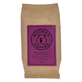 Quokka Decaff Instant Coffee - 300g Pouch (160 Cups), Smooth Medium Roast, Colombian Arabica Gold Blend
