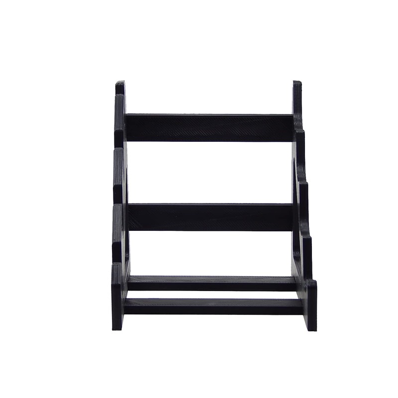 Black Knife Display Stand Rack Holder Organizer For 4 Fixed