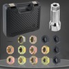 Tesmirror 16-Piece Axle Spindle Rethreading Kit - Axle Thread Repair