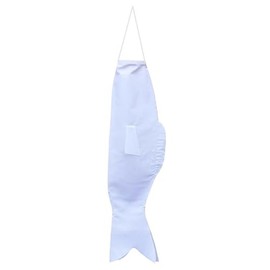 AISHITE Painted Carp Streamers, DIY, White Cloth, 59.1 inches (150 cm), 39.4 inches (100 cm), 27.6 inches (70 cm), 17.7 inches (45 cm), 9.8 inches (25 cm), Handmade Crafts, Can Draw, Pure White Plain