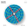 Climbing Rope 3/4 in x 100 Ft Blue Bull Rope