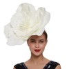 YOUNAFEN Large Flower Hats for Women Fascinator Hat Big Flower