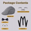 Old Man Costume Set for Kids, 6pcs Old Man Costume