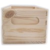 Wooden Open Crate Box 21 x 12 x 9 cm