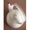 Hearth Designs MRTK-01 Mini Retro Kettle Kettle, White, 0.5 gal