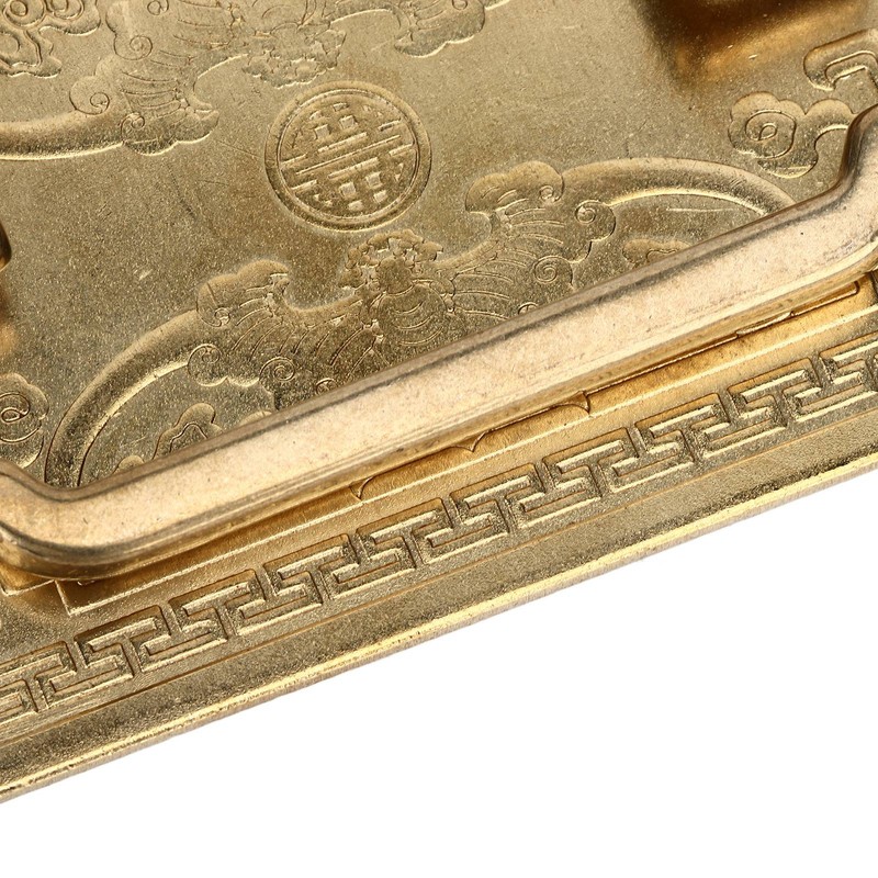 Antique Drawer Handle Tetragonal Bat Handle Antique Chinese Retro Style