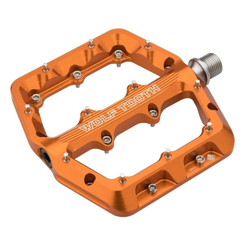 Waveform Aluminum Pedals - Large - Black (Orange, Large)