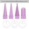4Pcs Jewelry Mandrel Round Oval Triangle Square Jewellery Making Tool