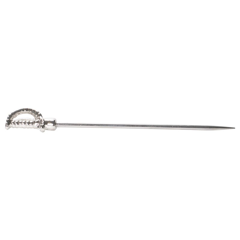 Cork Pops Stainless Steel 4 Inch Rapier Sword Cocktail Picks