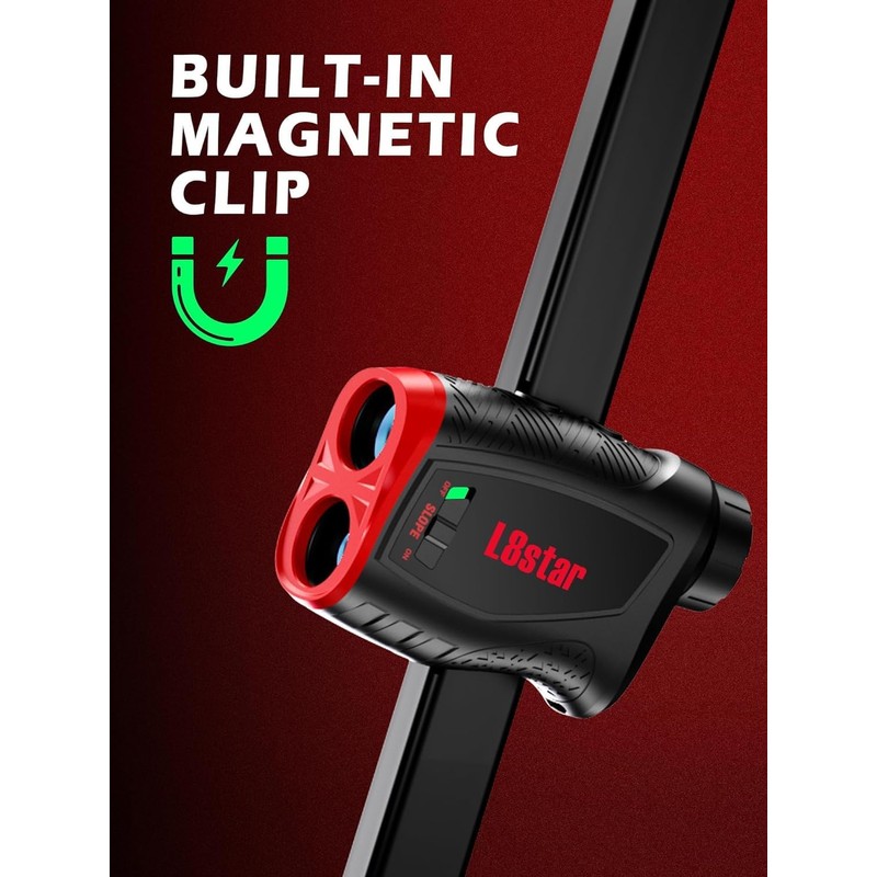 Range Finder Golf, L8star Golf Rangefinder with Slope Switch, Slope