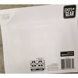 Pen+Gear Blue With Pink And Black Leopard Spots Plastic Locker Organizer