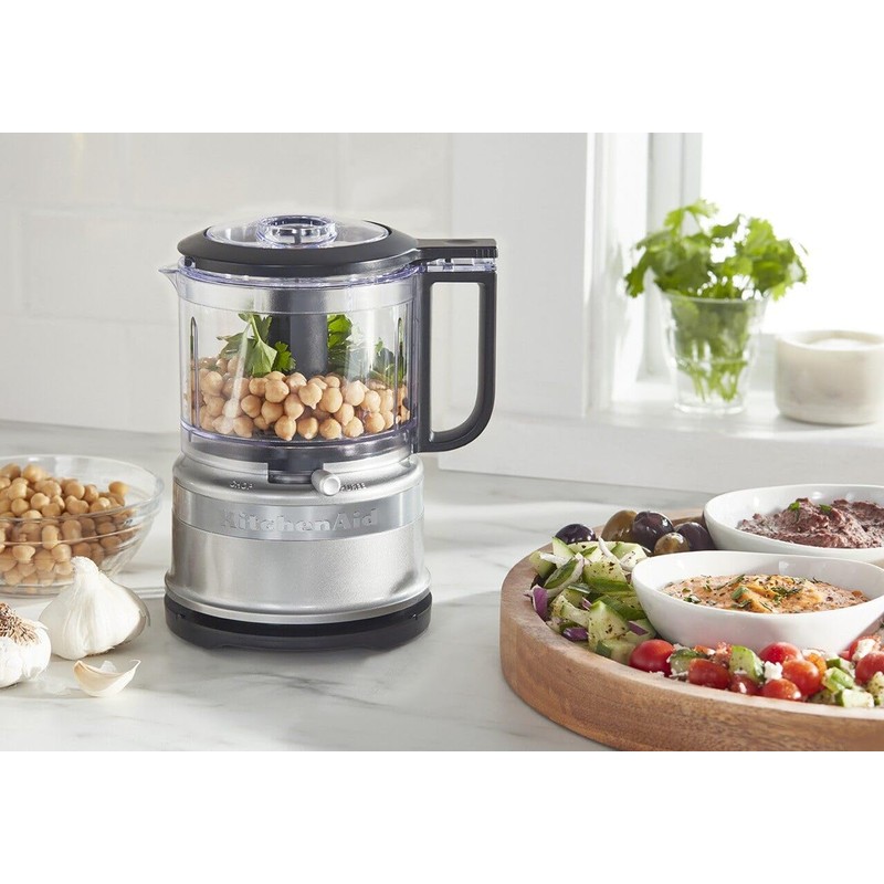 KitchenAid 3.5 Cup Food Chopper KFC3516CU, Contour Silver