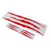 2Pcs Car Hood Cover Sticker Claw Mark Style Universal Engine