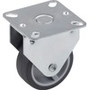 Metafranc fixed castor plate - TPR wheel - soft tread