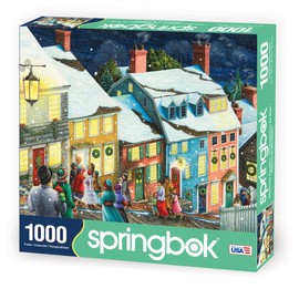 Springbok's 1000 Piece Jigsaw Puzzle Christmas Carolers - Made in USA