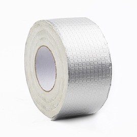Butyl Tape Waterproof Sealing Tape Aluminum Foil Tape, Suitable for Waterproofing in Toilets, Pipelines, roof Cracks, RVs, sunshades, Windows, Floors, Swimming Pools, and Other Areas (2in x 32.8ft)