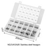 261PCS Hex Allen Head Socket Set Screw, KWOKWEI Grub Screw