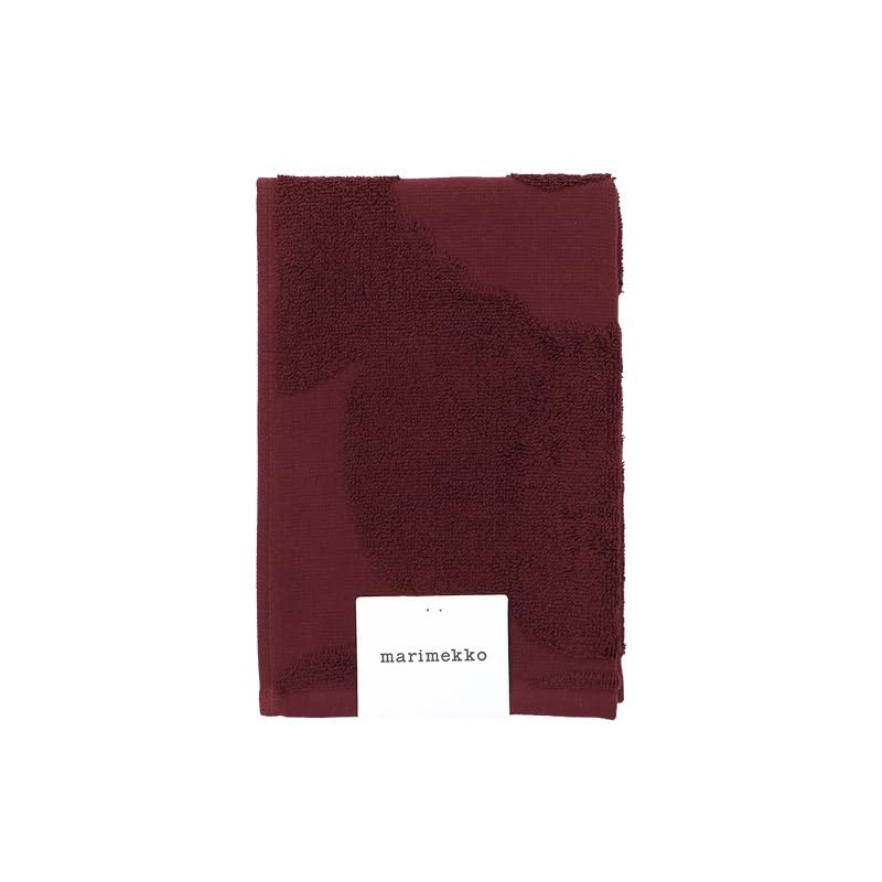 Marimekko Unikko Solid Organic Cotton Guest Towel, 12.6 x 19.7