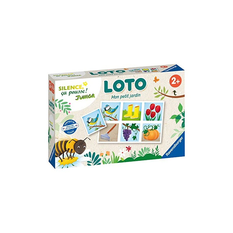 RAVENSBURGER 20967 Loto Silence ça Pousse Animal Jeux Educatifs, Multicoloured