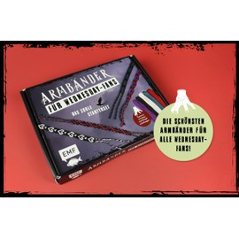 Armbänder für Wednesday-Fans knüpfen: Das coole Starterset für deine Freundschaftsbänder: Knüpfanleitungen und Garne in 5 Farben – zum Sofort-Loslegen