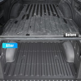 Dattumar Truck Bed Mat Tailgate Mat Compatible with 2021-2025 Ford F150 or F150 Lightning 5.5Ft Bed All Weather Protection TPE Accessories (21-25 F150 & Lightning 5.5FT)