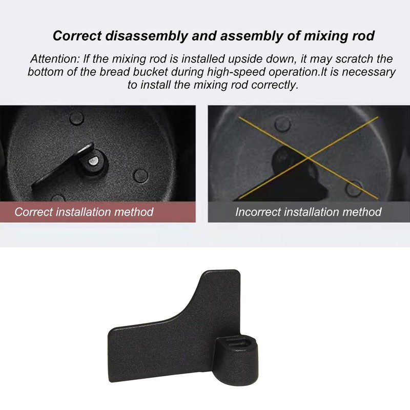 Bread Maker Paddle Compatible with Panasonic Breadmaker, Replacement Mixing Paddle