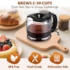 Teenyyou Glass Coffee Carafe Compatible with Delonghi 3066 3067 3093