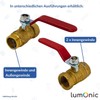 Lumonic Round Ball Valve with Lever Handle I 1/2 Inch