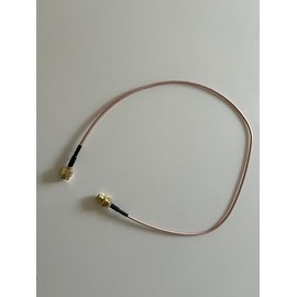 TMC Fish Finder, Bait Boats, Aerial/Extended Antenna lead connector - 50cm Long. SMA Male plug to SMA Female Bulkhead Jack RF Jumper pigtail