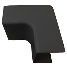 Electriduct Inside Corner for (LG1) Large Raceway Wall Wire Concealer and Cord Manager - Black