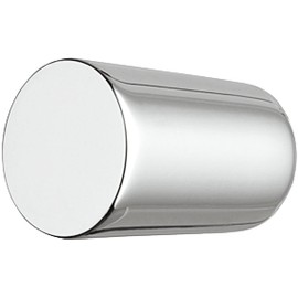 Gedotec Trend Furniture Knobs Made of Full Metal Polished Chrome 1 Piece Cabinet Handle Modern Cabinet Knob in Timeless Look Design Knob Height 28 mm Furniture Knob Including M4 x 25 Furniture Screws