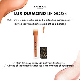 LORAC LUX Diamond Lip Gloss, Out of Office, 0.18 fl. oz.