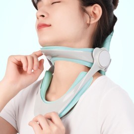Ergonomische Nackenstützenstütze – 360° Verstellbarer Haltungskorrektor für nach Vorne Geneigten Kopf und Nacken, Atmungsaktives Gewebe, Bequemer Nackenstrecker für