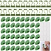 QIBZI 50 Pcs Leaf Shaped Clips + 20 Pieces Large