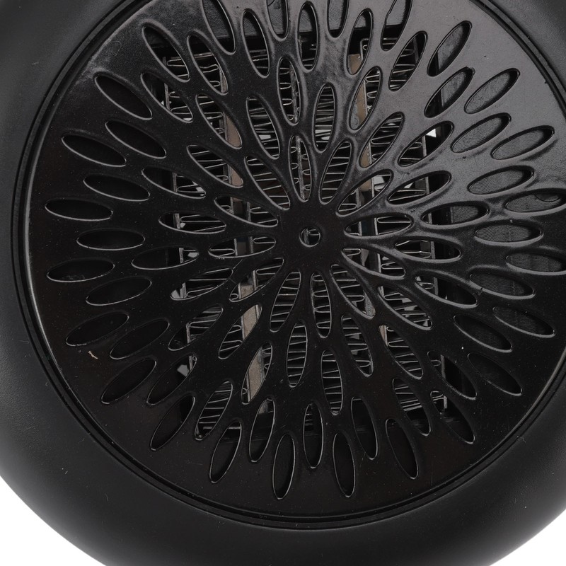 Black Electric Heater Mini Rapid Heating Simple Operation Table Electric