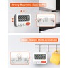 LIORQUE Digital Timer Egg Timer Digital Kitchen Timer with Clock,