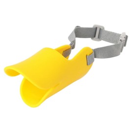WADY Dog Muzzle Soft Duckbill Dog Training Muzzle Cute Dog Muzzle Dog Mouth Cover Duckbill Cover Dog Face Mask Anti-Biting Barking Chewing Dog Muzzle for Small Dogs (S)