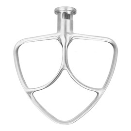 SopimusZ 4.5-5QT Stainless Steel Flat Beater for Kitchen Aid Stand Mixer, Kitchen Aid Paddle Attachment Accessories Replacement for K45SS, KSM75, KSM90, KSM110, KSM125, KSM150