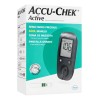 ⚪📊 Accu-Chek Glucómetro Active – Incluye 10 Tiras + 10 Lancetas (Color Neutro) 💉✨