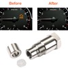2Pcs Oxygen Sensor Adapter Welding Plug Engine Auxiliary with Filter