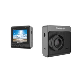 Pioneer VREC-130RS Dashcam: Front Camera with Full HD 1920 x 1080p Recording, 132° Wide Angle, 2 Inch Colour Display, Built-in Microphone