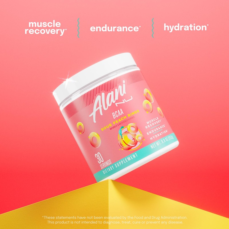 Alani Nu BCAA Sour Peach Ring | Branch Chain Essential