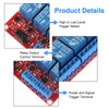 ATNSINC 4pcs 12V 4 Channel Relay Module with Optocoupler Isolation