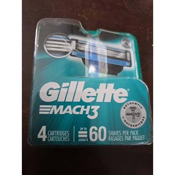 Gillette 1 Pkg New Gillette MACH3 Men's Razor Blade Refill