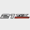 Triton Boat Raised Emblem Decal Sticker | 21 TRX