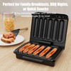 KEINVE Hot Dogs Machine, Electric Grill with Oil Drip Tray,