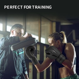 JASUVII Guantes de Box, Guantes de Lucha, Guantes de Entrenamiento para Hombres y Mujeres, Adecuado para Boxeo, Artes Marciales Mixtas, Kickboxing, Sparring, etc. (14OZ)