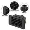 ACROPIX 12x7cm Rectangular Black AC Air Vent Fits RV Bus