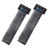 Aegis Cover Genuine Sheepskin Seat Belt Cover A Pair (Steel)